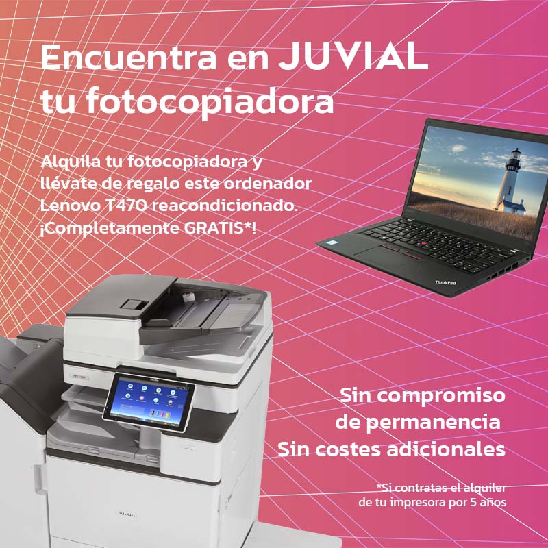Alquiler de fotocopiadoras e impresoras ✓ JUVIAL